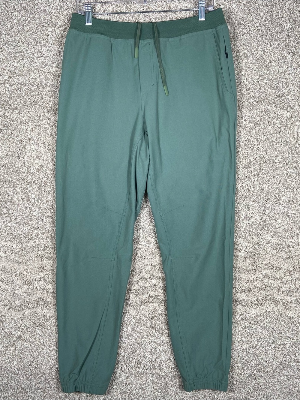 Legends Luka HD Joggers Size Large Green Lightweight Performance Stretch Gym